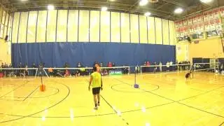2016 Yonex Toronto Open Gifar vs Huang GuoXing, first 11 points of 2nd game