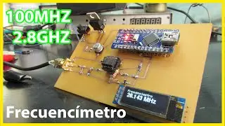 Frecuencímetro 100 MHz a 2.4GHz con Arduino