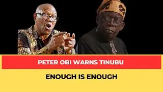 PANIC IN ASO ROCK 🔥 ПИТЕР ОБИ ПРЕДУПРЕЖДАЕТ ТИНУБУ: НЕ ОБЛАГАЙТЕ НАЛОГАМИ ГОЛОДНЫХ НИГЕРИЙЦЕВ