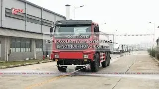Operation of SPV 10,000 Liters Water Sprinkler Truck (SINOTRUK HOWO, 6X6)