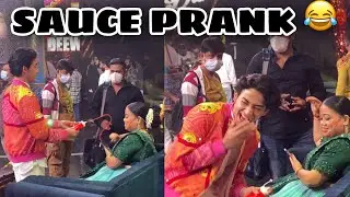 @akash_thapa14 PRANKED ON BHARTI DI 😂 || SHOOT DAY || Varsha Thapa