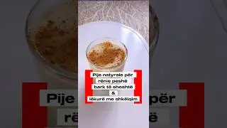 Pije natyrale p&euml;r bark t&euml; shesht&euml; & r&euml;nie pesh&euml; #mamieforte
