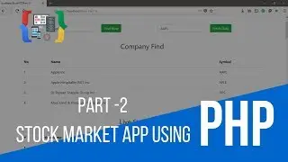 Part-2  Stock Market App Using PHP