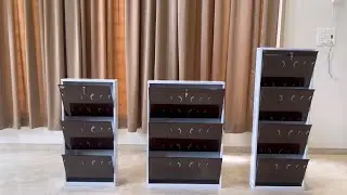 Shoe rack metal , Shoe stand, space saving shoe rack, Shoes keeping shelve contact - 8380001703/04