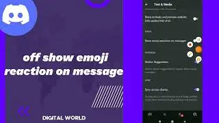 How To Turn Off show Emoji Reaction On Message On Discord App 2023