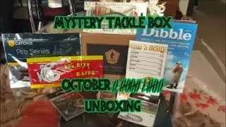 MYSTERY TACKLE BOX OCTOBER 2017!!!! MTB UNBOXING!!!