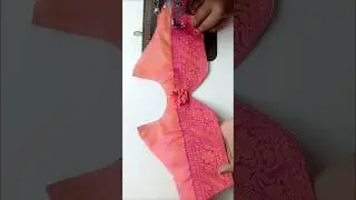 Cold shoulder cut sleeve design cutting and stitching#shorts