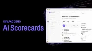 Dialpad Ai QA Scorecards
