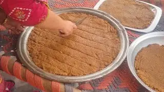 Winter Special 12kg Sohan Halwa Recipe 🍯 | Authentic Pakistani Sweet Vlog