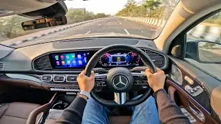 Mercedes GLS 450d AMG Line: тест торможения на скорости 170 км/ч!!