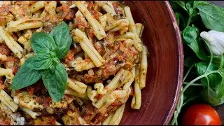 Casarecce with Pesto Pomodoro Chicken | Cooking with Pirro's