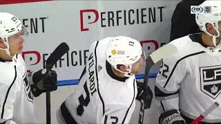 Adrian Kempe scores his fourth goal and extends streak to four games.