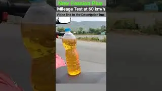 #shorts | Mileage Test | 2023 New Passion Plus | 100 | New | Bike | Hindi