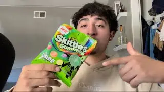 ASMR | Sour Skittle Gummy Mukbang😴