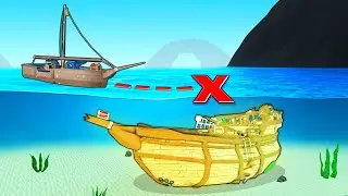 I Found a Sunken Boat! In Sea of Pirates ROBLOX..