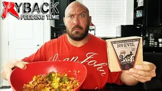 Ryback Feeding Time: No Evil Plant Based BBQ Pork 85 Gram High Protein Performance Meal