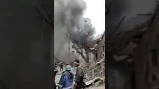 А это центр Чернигова после удара путинских орков