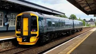 Trains at Newton Abbot, Totnes, Ivybridge, Plymouth & Exeter St Davids (23/06/2025)
