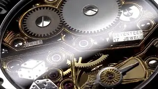 Gold skeleton ETA 6498 Backgammon ETA S.A. скелетоны Нарды Patina Watch Studio