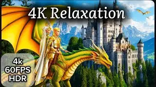 🏔️🌿🎹4K Relaxation,Most Beautiful Places on Earth — Mountains, Lakes,Peaceful Music for the Soul✨