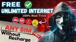 Without Recharge Free Unlimited Data Use // Bina Recharge Ke Net Kaise Chalaye // New Tricks 2025