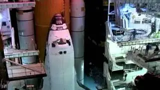 STS-133 Rollout From VAB, Timelapse, 1-31-2011