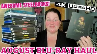 BLU-RAY HAUL AUGUST 2025 - An Incredible Month For 4K Steelbooks!