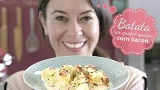 Batata com queijo e bacon by Só Penso em Comida