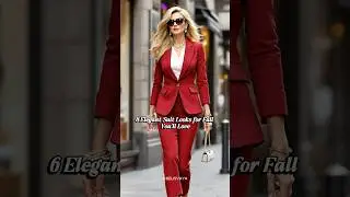 6 Chic Suit Outfits for Fall Elegance