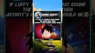 Joyboy's Haki Sound 💥 #luffy #roger #joyboy #onepiece