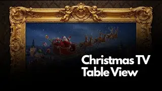 Christmas TV Table View