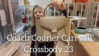 Coach Courier Carryall Crossbody 23 Bag Review