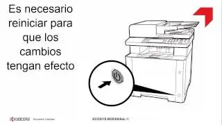 ECOSYS M2640idwL Configuración de red con cable ethernet en su multifuncional