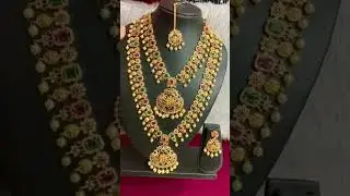 ramparivar #necklace #combo #premium #cz #1gram #shorts #ruby #emrald #diyacollections #7416945938