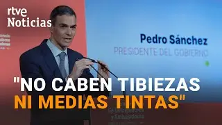 PEDRO S&Aacute;NCHEZ pide FIRMEZA ante TRUMP y OFRECE TROPAS ESPA&Ntilde;OLAS para UCRANIA y PALESITNA | RTVE