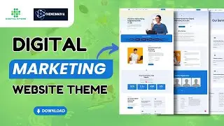 Responsive Digital Marketing Website Design Using HTML, CSS & JavaScript