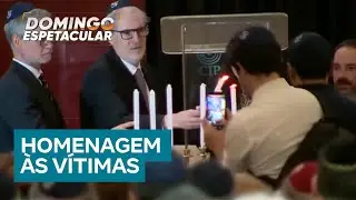 Ato solene em mem&oacute;ria das v&iacute;timas do holocausto &eacute; realizado em S&atilde;o Paulo