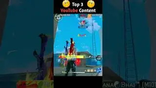 Free Fire Top 3 Content 😱 || @hiderlegendgamer5866 #freefire #viral #shortvideo