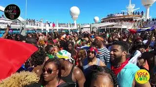 Uber Soca Cruise 2018   Day 2   Ship 1 -  Pool Party Fete  4