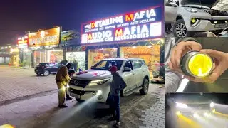 Powerful Lights Modification In My Toyota Fortuner :- #fortunermodification #fortuner
