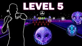 HIGH QUALITY FITNESS Immersive Warm-Up Games #5 I LEVEL 5  I Full Body & Reaction Game (Level UP)