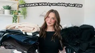 new FASHION NOVA try on clothing haul 2026!