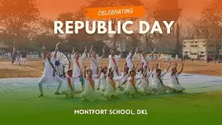 77th Republic Day Patriotic Dance by Class 3&4 | Montfort School Tribute to India