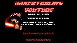 23 0430 TWITCH Origami Stars in Jars Blue VOD