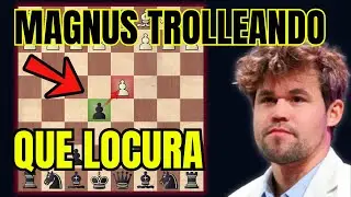 ¡HUMILLACIÓN TOTAL! Magnus Carlsen gana con la PEOR Defensa del mundo (Englund)