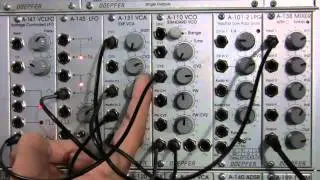 Amplitude Modulation with Doepfer A131 EXP VCA