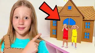 Cardboard House Challenge with Nastya and Friends