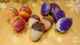 SITNI UKRASNI KOLAČIĆI OD JEDNOG TIJESTA, ŠLJIVE, ŽIREVI I BRESKVICE