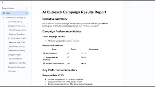 Case Study: AI Database Reactivation Results
