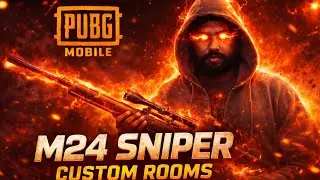 Using only M24 in Tdm | Custom Rooms | Sniper challenge Live